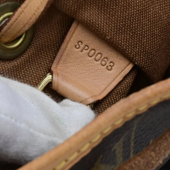 LOUIS VUITTON Montsouris MM Backpack Bag Monogram Leather Brown M51136 93ED626 - Picture 6 of 16